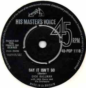 Dick Kallman - Say It Isn't So