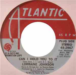 Lorraine Johnson - Can I Hold You To It