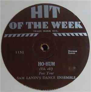 Sam Lanin's Dance Ensemble - Ho-Hum