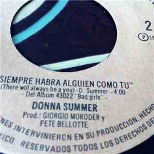 Donna Summer - En El Radio = On The Radio / Siempre Habra Alguien Como Tu = ...