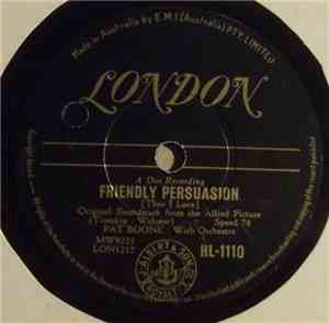 Pat Boone - Friendly Persuasion