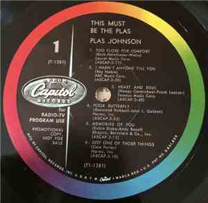 Plas Johnson - This Must Be The Plas
