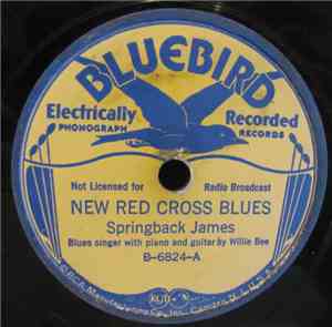 Springback James - New Red Cross Blues / Will My Bad Luck Ever Change?