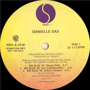 Danielle Dax - Big Blue '82'