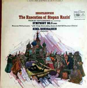 Shostakovich, Moscow Philharmonic Symphony Orchestra , Conductor:  Kirill K ...