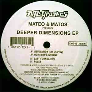 Mateo & Matos - Deeper Dimensions EP