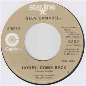 Glen Campbell - Honey Come Back / Dream Baby (How Long Must I Dream)