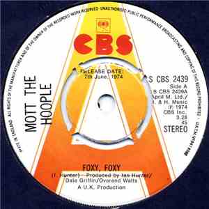 Mott The Hoople - Foxy, Foxy