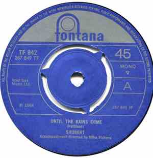 Shubert  - Until The Rains Come / Let Your Love Go