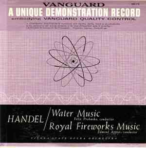 Handel, Vienna State Opera Orchestra - Royal Fireworks Music / Water Music