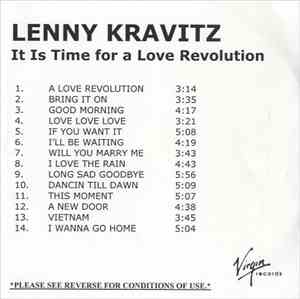 Lenny Kravitz - It Is Time For A Love Revolution