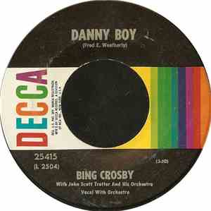 Bing Crosby - Danny Boy / Dear Little Boy Of Mine
