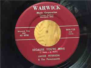 Jackie Peterson & The Paramounts - Funny Man / Because You're Mine