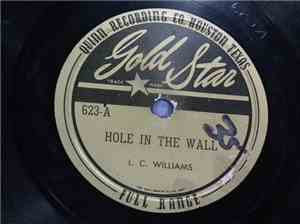 L.C. Williams - Hole In The Wall / Boogie All The Time
