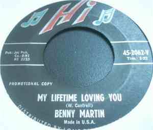 Benny Martin - My Lifetime Loving You