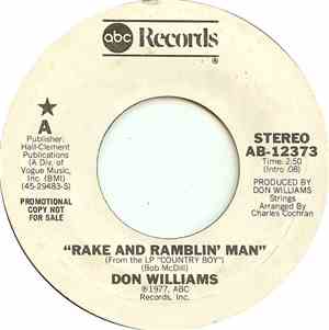 Don Williams  - Rake And Ramblin' Man