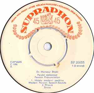 Dr. Mansour Shaki - Perská Výslovnost (Persian Pronunciation)