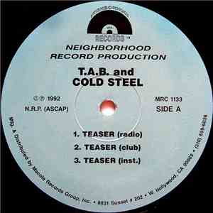 T.A.B. And Cold Steel  - Teaser / Hitting Like A Time Bomb