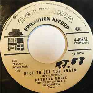 Barbara Ruick - Nice To See You Again / My One And Only Love