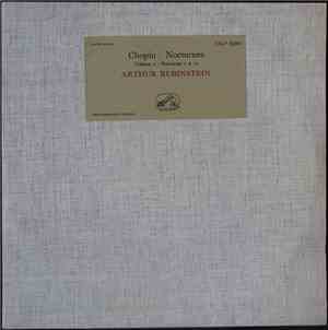Chopin / Arthur Rubinstein - Nocturnes - Volume 1 : Nocturnes 1 À 10