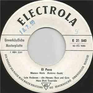 Lale Andersen - El Paso / Rosen Insel