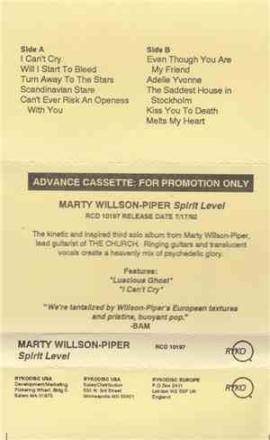 Marty Willson-Piper - Spirit Level