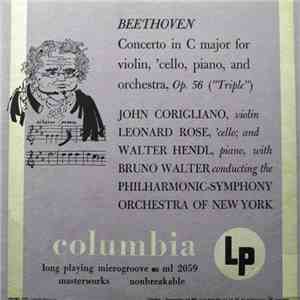 Beethoven - John Corigliano , Leonard Rose, Walter Hendl, Bruno Walter Cond ...