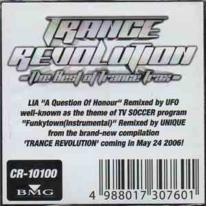 Lia / Unknown Artist - Trance Revolution -The Best Of Trance Trax-