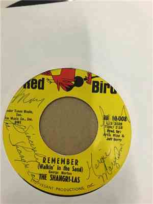 The Shangri-Las - Remember / It's Easier to Cry (SIGNED COPY)