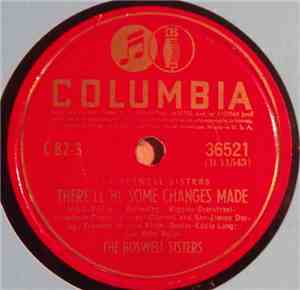 The Boswell Sisters - There'll Be Some Changes Made / Mood Indigo