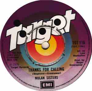 Nolan Sisters - Thanks For Calling / Oh My Darling