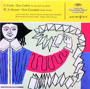 G. Verdi, W. A. Mozart - Josef Greindl, Sinfonie-Orchester Des Bayerischen  ...