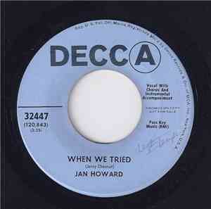 Jan Howard - When We Tried