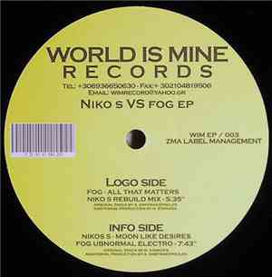 Niko S vs. Fog  - Niko S vs Fog EP