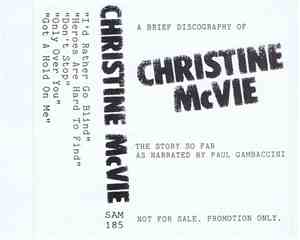 Christine McVie - A Bried Discography of Christine McVie The Story So Far