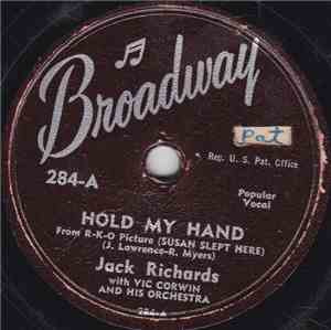 Jack Richards  With Vic Corwin And His Orchestra / Nora Evans With Vic Corw ...