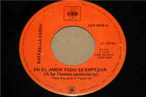 Raffaella Carrà - En El Amor Todo Es Empezar / 0303456