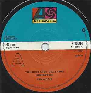 Sam & Dave - You Don't Know Like I Know