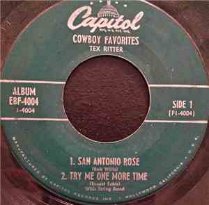 Tex Ritter - Cowboy Favorites