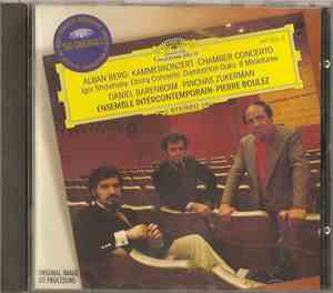 Alban Berg - Igor Stravinsky / Daniel Barenboim - Pinchas Zukerman - Pierre ...