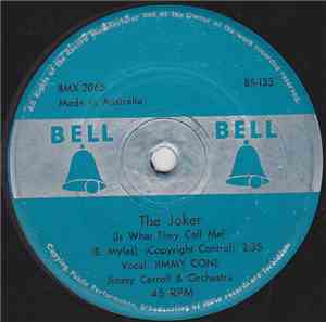 Jimmy Cone / Bruce Adams  - The Joker / Kisses Sweeter Than Wine