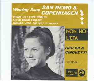 Gigliola Cinquetti - Non ho l'eta