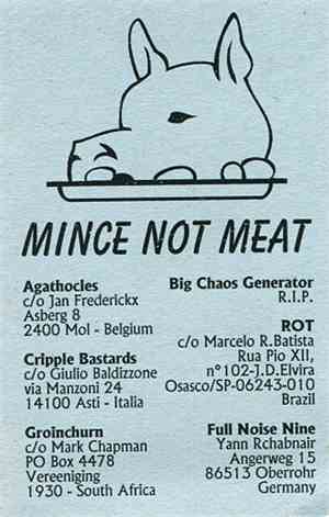 Various - Mince Not Meat