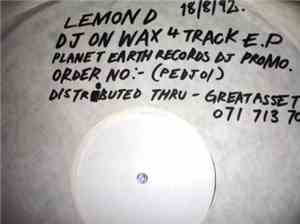 Lemon D - DJ On Wax 4 Track E.P