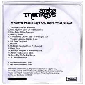 Arctic Monkeys - Whatever People Say I Am, That's What I'm Not
