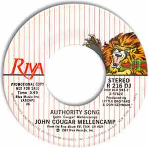 John Cougar Mellencamp - Authority Song