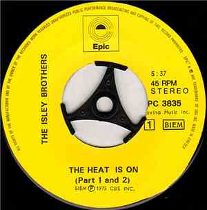 The Isley Brothers - The Heat Is On (Part 1 & 2) / Fight The Power  (Part 1 ...