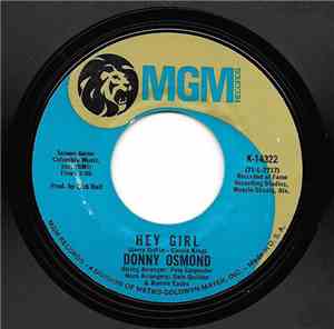 Donny Osmond - Hey Girl