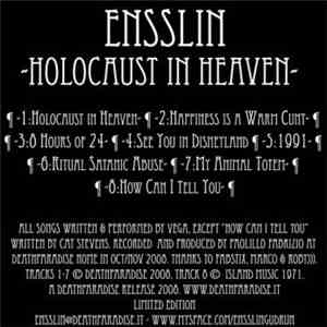 Ensslin - Holocaust In Heaven