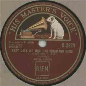 Joan Cross - They Call Me Mimi / One Fine Day